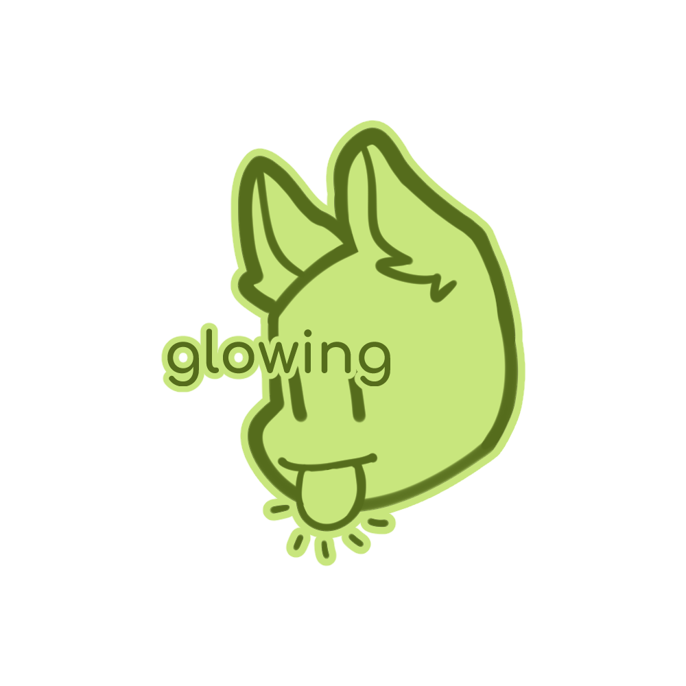 GLOWING (TONGUE DECO)
