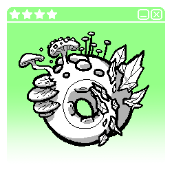 CRYSTAL/MUSHROOM/PLANT/PARASITIC GROWTH (TAIL DECO)