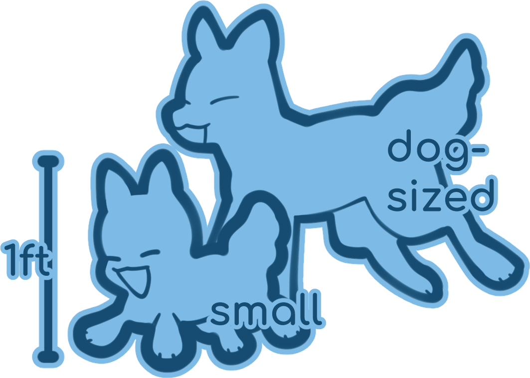 SMALL - AVERAGE DOG (FERAL SIZE)
