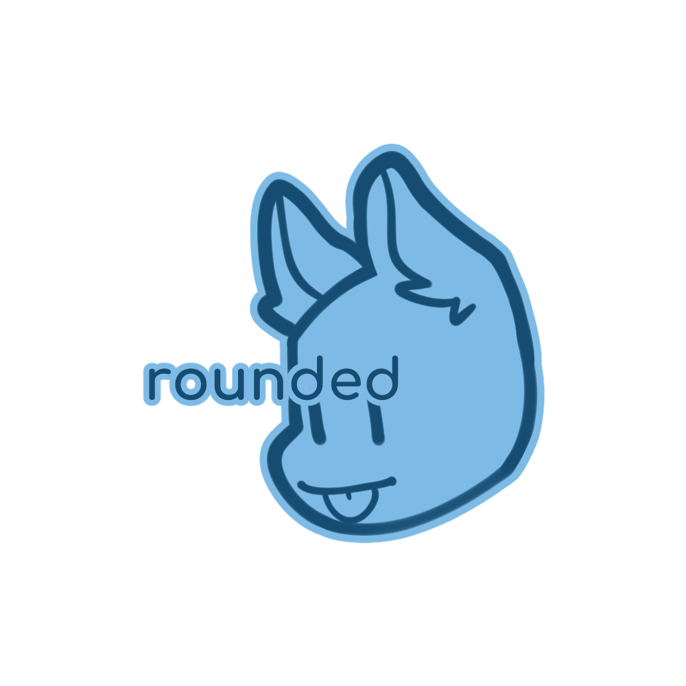 ROUNDED (TONGUE TYPE)