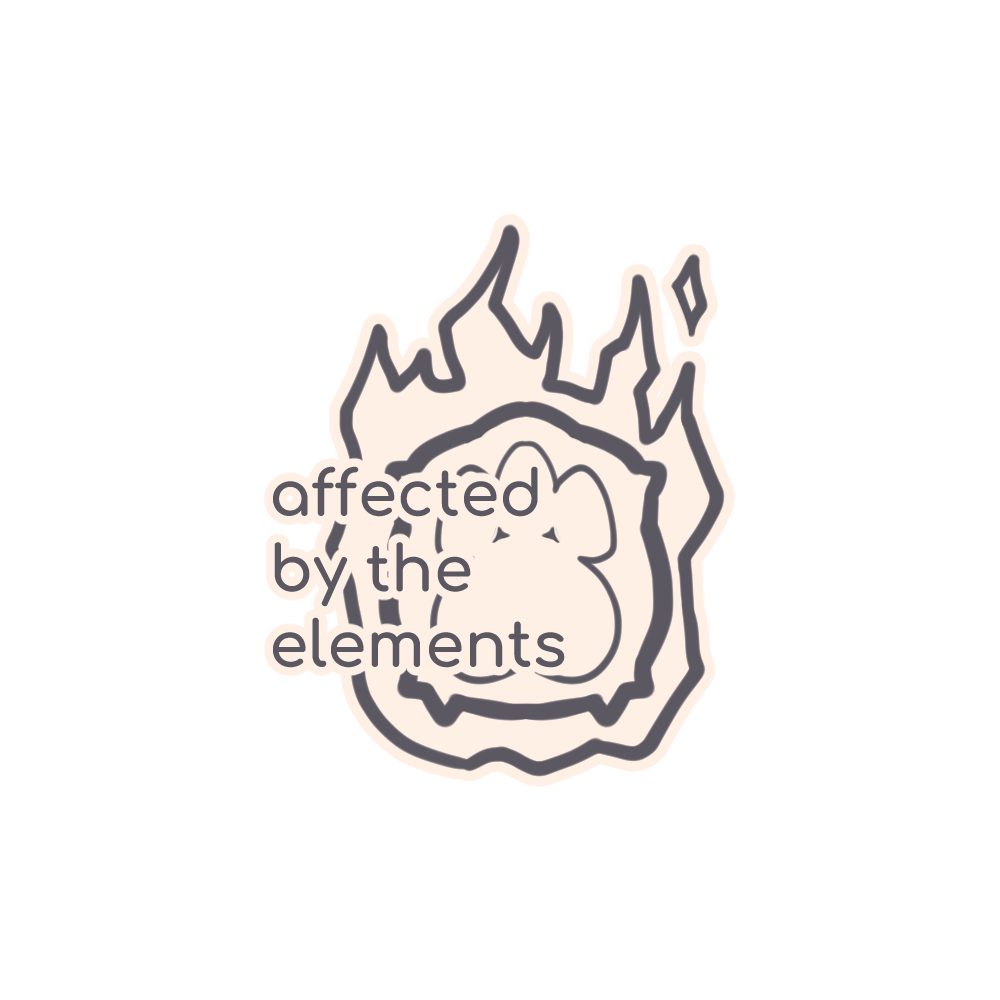 AFFECTED BY THE ELEMENTS (BODY)